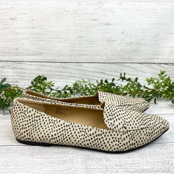 NEW Animal Print Pointed Toe Ladies Slip On 9 - Picture 5 of 6